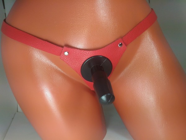 Трусики для страпона "BDSM-Арсенал" штырек, красные 