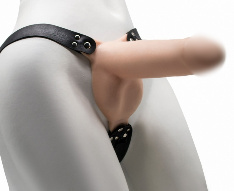 Фаллопротез с мошонкой "Mens Line" реалистичный 